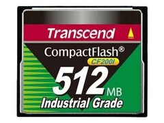 Transcend CompactFlash Card Industrial 512MB (TS512MCF200I)