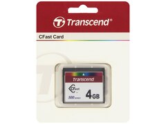 Transcend CompactFlash Card 4GB (TS4GCFX500)