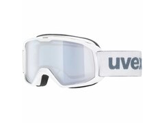 Uvex ELEMNT FM Skibrille matt weiss-Glas silber versp.