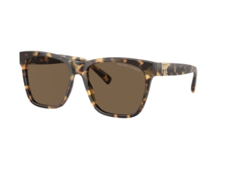 Ralph Lauren Sonnenbrille Damen RL8212 THE RICKY II - Rahmen: Havana, Linsen: Braun -