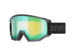Uvex athletic FM Skibrille black mat mirror green
