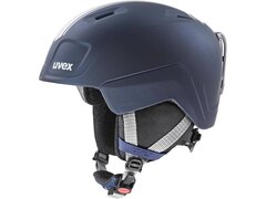 Uvex heyya pro Skihelm Kinder race midnight silver mat