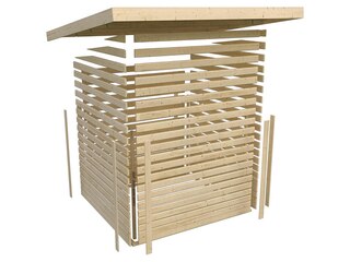 Karibu Bastrup 5, Fichtenholz 28 mm (4010090732992) -