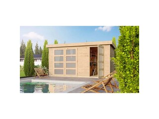 Karibu Mühlentrup, Fichtenholz 19 mm, Flachdach (4010090835419) -