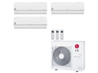 LG Multisplit Klimaanlage Wandgerät oder Deckenkassette 2x2,1+7,0kW -