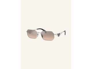 Prada Pr a51s col. 1bc8j1 Damen-Sonnenbrille Rechteckig gold rosa -