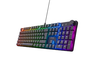 Trust GXT 866 Torix mechanische Gaming-Tastatur, Schwarz -