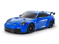 Tamiya TT-02 1:10 RC Porsche 911 GT3 (992) (TT-02) Brushed 1:10 RC Modellauto Sportwagen Allradantrieb (4WD) Bausatz