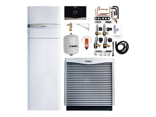 Vaillant Wärmepumpenpaket 4.6204 flexoCOMPACT exclusive VWF 58/4 mit VWL 11/4 SA und Regelung sensoCOMFORT VRC 720/3 - 8000017317 -