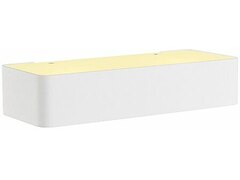 SLV Wandleuchte, WL 149 R7s, rechteckig, mattweiß, 78mm, max. 60W