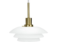 Dyberg Larsen Dl20 Pendelleuchte opal messing