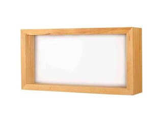 Fabas Luce LED beleuchtetes Hängeregal Eichenholz Window 3150lm 605mm -