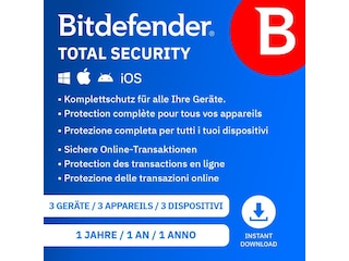 Bitdefender Total Security Download Code für Android & iOS & Windows -