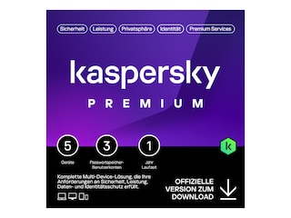 Kaspersky Premium 2024, 5 Geräte -