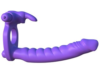 Fantasy C-Ringz Vibro-Penisring Silicone Double Penetrator Rabbit -