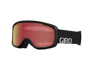 Giro Roam - Skibrille (black wordmark - amber scarlet/yellow) -