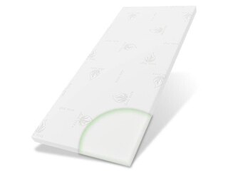 Aktivstop Bestschlaf Visko-Mineralschaum Matratzenauflage, 4 cm dick, 80x190 cm, 2er-Set -