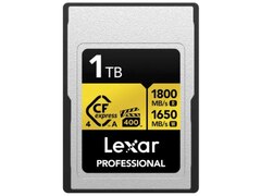 Lexar GOLD Serie 1TB Professional CFexpress Typ A (LCAGOLD001T-RNENG)