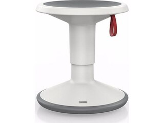 Interstuhl UP Sitzhocker (small), Grau-Weiß, Designhocker -