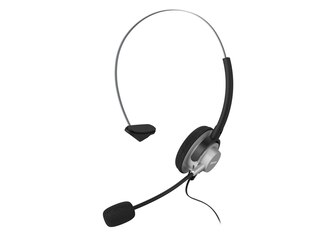 Hama 00201157 Kopfhörer & Headset Kabelgebunden Kopfband Büro/Callcenter Schwarz, Silber -