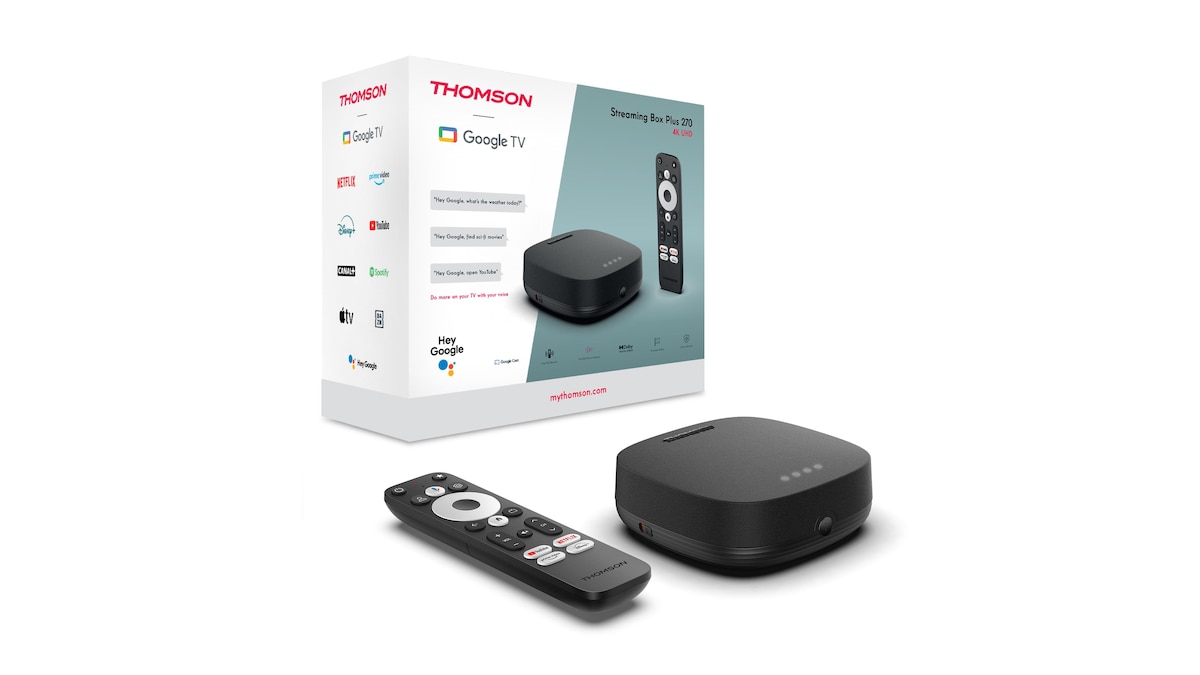 Thompson Streaming Box Thomson Google TV Streaming Box Plus 270 Test | CHIP