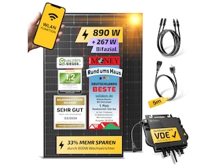 Solakon onLite: 900 Watt Balkonkraftwerk (4262399770827) -