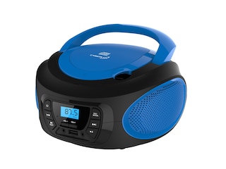 Cyberlux CL-610 Tragbarer CD-Player Kinder Radio CD/MP3 USB Boombox, blau -
