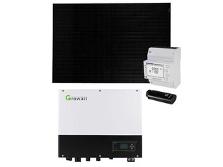 Growatt 7kWp Glas Glas PV-Anlage ohne Speicher mit SPH7000TL3-BH-UP -