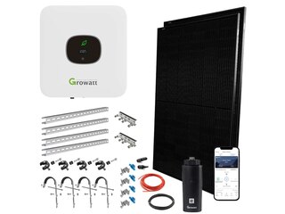 Growatt Balkonkraftwerk MIC 800 0,8kW mit 800W Solarpanel, Halterungen, Wifi-Stick, Growatt -
