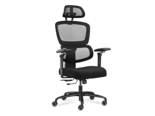 Deskspace Move Pro schwarz, höhenverstellbarer Bürostuhl -