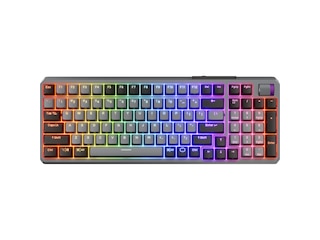Cooler Master CooMas MK770 Space Grey Red (DE, Kabellos), Tastatur, Grau -