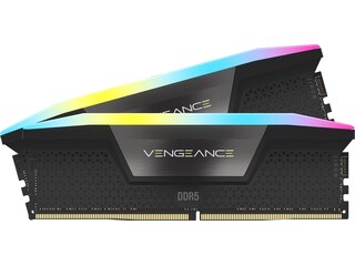 Corsair Vengeance RGB, INTEL XMP DIMM 64 GB DDR5-6400 (2x 32 GB) Dual-Kit schwarz (CMH64GX5M2D6000C40) -