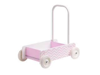 Kids Concept 6000 Lauflernwagen Barnkammaren mit Bremse, rosa -