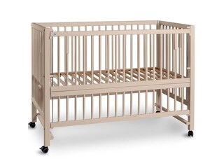Tissi Beistellbett/Kinderbett HAJO Buche 120x60 cm seiden-beige -