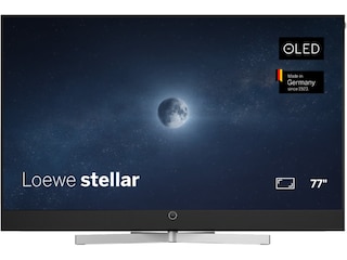 Loewe stellar 77 dr+ (vi) OLED-TV alu black/black -