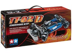 Tamiya TT-02D Drift Spec Chassis Brushed 1:10 RC Modellauto Allradantrieb Bausatz