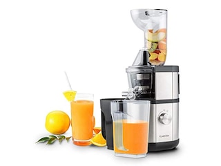 Klarstein Fruitberry Slow Juicer 400W 60U/min Edelstahl -