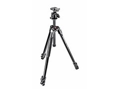 Manfrotto 290 Xtra Kit, Alu mit 3 Segmenten, Kugelkopf