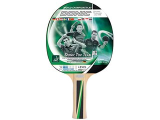 Donic-Schildkröt Tischtennisschläger Top Teams 400 anatomischer Griff, Holz/Natur, One Size -