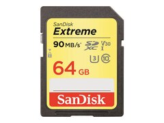 SanDisk SDXC Extreme UHS-I Class 10 64GB (SDSDXVE-064G-GNCIN)