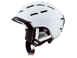 Alpina Skihelm Chief Ten L.E. (Kopfumfang: 51-55 cm, 11 weiß) -