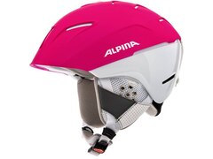Alpina Cheos SL Skihelm (Kopfumfang: 55-59 cm, 54 lila/weiß)
