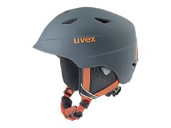 Uvex Airwing 2 matt Kinderskihelm (Kopfumfang: 52-54 cm, 58 titanium/orange mat)