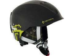 TecnoPro XT IS8 Team Skihelm (Kopfumfang: 51-54 cm, 902 schwarz/grün/lime)
