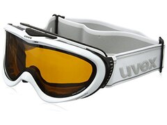 Uvex Skibrille Comanche Polavision (1121 white, polavision/lasergold lite)