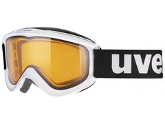 Uvex Rennskibrille FX Race (0029 white, double lens, lasergold lite)