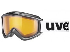 Uvex Rennskibrille FX Race (2229 black, double lens, lasergold lite)