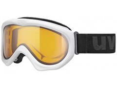 Uvex Magic II Skibrille (1029 white, double lens/lasergold lite)