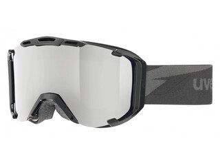 Uvex Snowstrike Litemirror Skibrille (2026 black, litemirror silver/lasergold lite) -