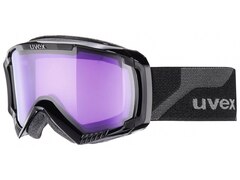 Uvex Apache 2 stimu lens Skibrille (2024 black, psycho, double lens cylindric)